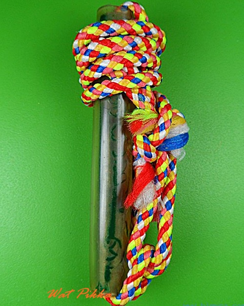 ตะกรุด จาร พร้อมไหมเจ็ดสี .C90.