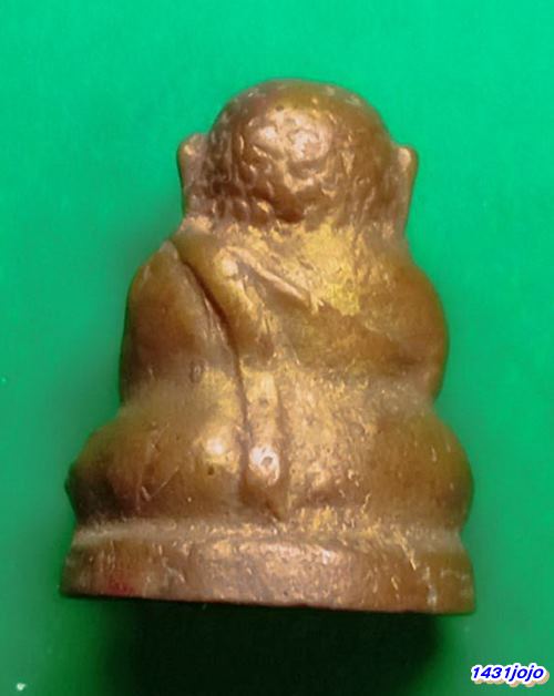 รูปหล่อพระสังกัจจายย์ เนื้อทองผสมเก่ามีอายุ ไม่ทราบที่ครับ