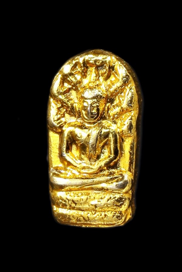 ปรกใบมะขามหลวงพ่อหยอด วัดแก้วเจริญ สมุทรสงคราม