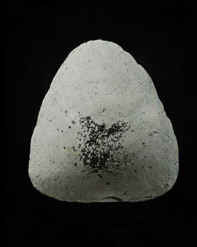 พระสังกัจจายน์วัดประสาทบุญวาสปี2506ผสมผงพระสมเด็จบางขุนพรหมหลังโรยผงตะไบพระกริ่ง