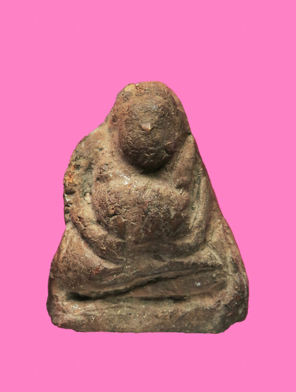 พระสังกัจจาย เนื้อดิน สูงประมาณ 4 นิ้วนิดๆ