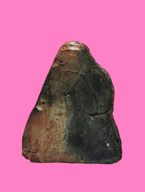 พระสังกัจจาย เนื้อดิน สูงประมาณ 4 นิ้วนิดๆ