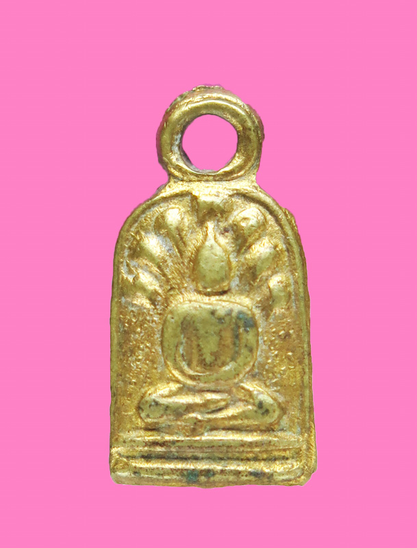 นาคปรกใบมะขาม หลังพระพุทธ