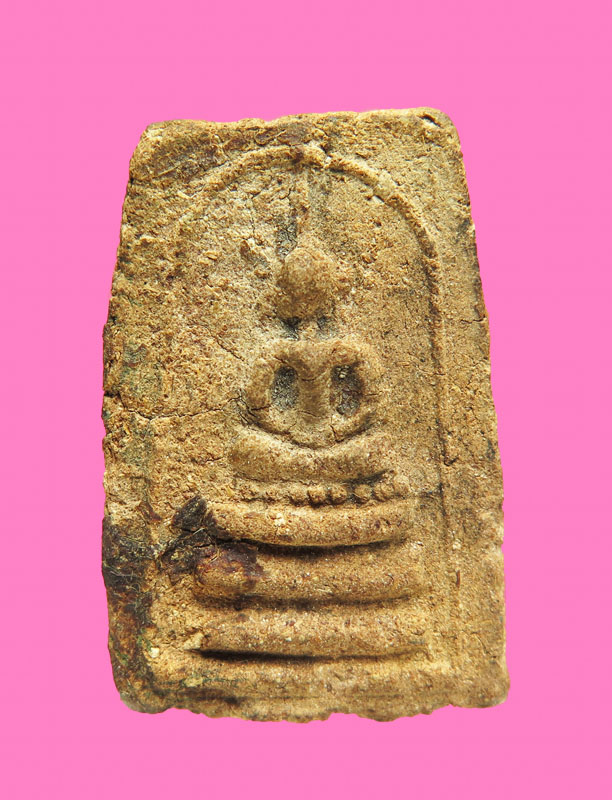 สมเด็จเนื้อผงยา ฐานบัวเม็ด เก่าจัด