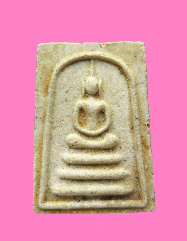 พระสมเด็จเนื้อผงเกษร พิมพ์ฐาน 3 ชั้น วัดเจ้าอาม ปี 2516 พิธีใหญ่ 