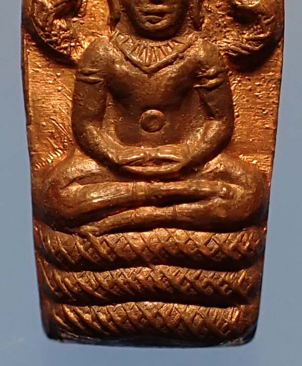 พระนาคปรกใบมะขาม รุ่นแรก ปี 2521 สภาพผิวไฟร้อนแรงแชมป์ประเทศไทย+บัตรรับรองพระแท้*190