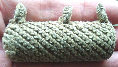 *ตะกรุดอ้วน ถักเชือก สามห่วง*