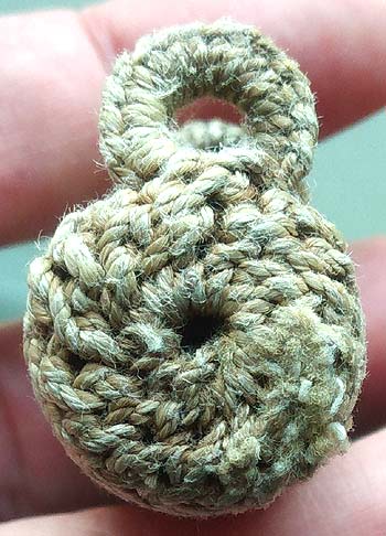 *ตะกรุดอ้วน ถักเชือก สามห่วง*