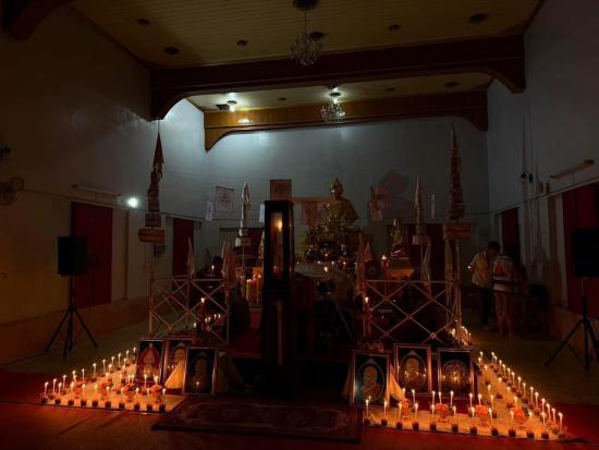 หลวงพ่ออ่ำ หลวงปู่อ่ำ พ่อท่านอ่ำ วัดโคกโพธิ์สถิตย์ อ.ลานสกา จ.นครศรีธรรมราช 2567 เสมา 8 รอบ วัดสร้าง