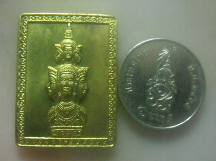 **เบาๆ**เหรียญแสตมป์เศียรหลักเมืองนครศรีฯ ท้าวจตุคามรามเทพ รุ่นไหว้ครู ๔๙**ขุนพันธ์ เจ้าพิธี สวยๆ