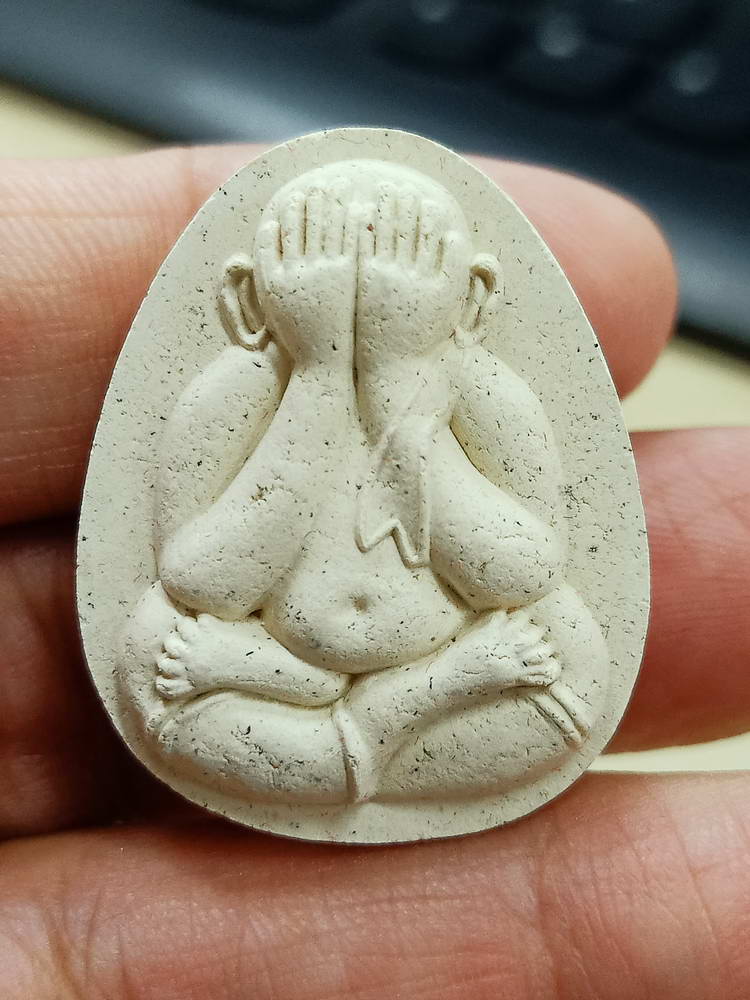 5-61 พระปิดตา เรียกทรัพย์ ชนะจน หลวงพ่อพัฒน์ วัดห้วยด้วน จ.นครสวรรค์ 2566 กล่องเดิม