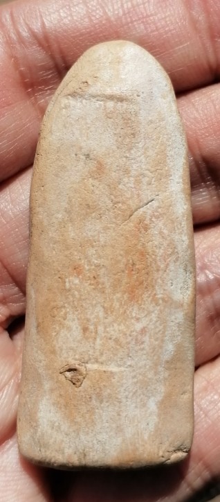 พระสรรค์ยืน หลวงพ่อกวย วัดโฆสิตาราม จ.ชัยนาท เนื้อดิน เคาะเดียว  