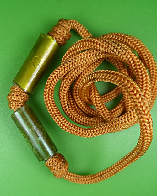 ตะกรุดคู่กันภัยหลวงปู่สิงห์ วัดบ้านขี้เหล็ก ศรีสะเกษ .B847.