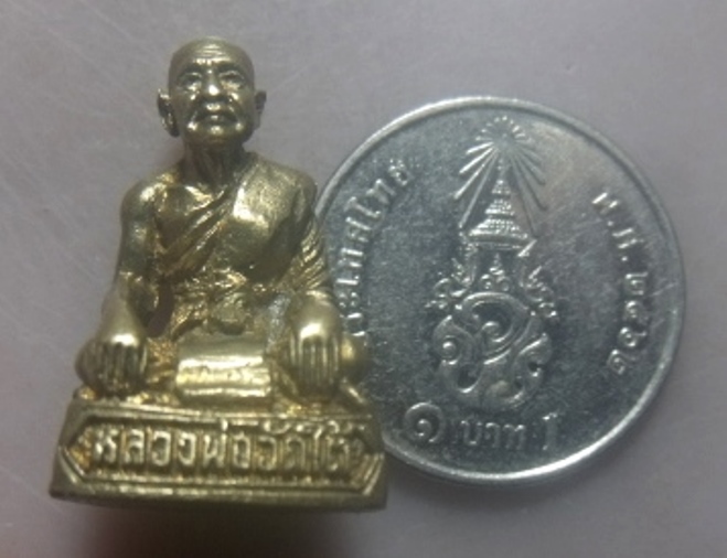 **เบาๆ**รูปหล่อหลวงพ่อวัดใต้ (หลวงปู่เปลี่ยน) วัดใต้ จ.กาญจนบุรี ปี ๒๕๒๗**สวยๆ