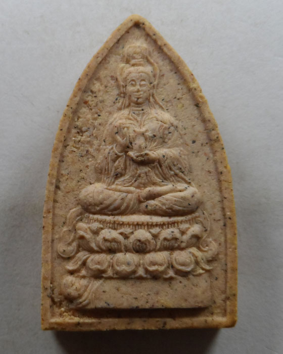 พระผงพระโพธิสัตว์กวนอิม รุ่นสร้างศาลา บ้านสวน จ.ชลบุรี