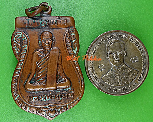 เหรียญหลวงพ่อภูมมี วัดหลุมข้าว ลพบุรี .D800.