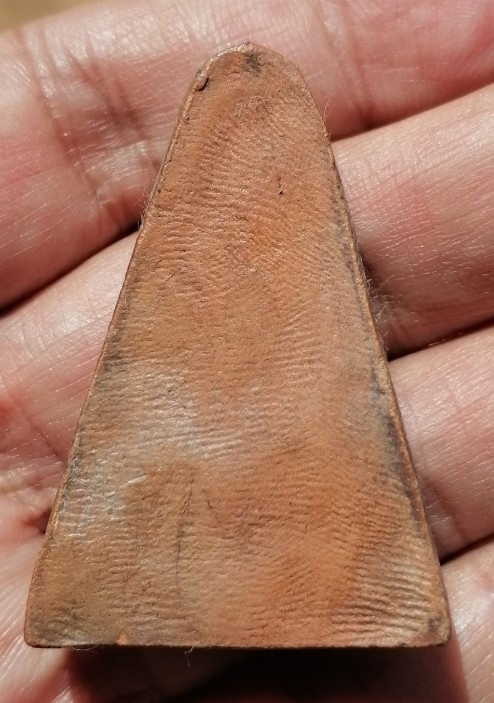 พระกันผี​ พิมพ์ใหญ่​ เนื้อดิน หลวงพ่อกวย​ ชุตินธโร​ วัดโฆษิตาราม​ ยุคต้น​ เคาะเดียว    