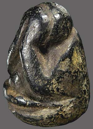 *ปิดตาปั้นลอยองค์ เนื้อผงคลุกรัก หลวงพ่อแก้ว วัดปากทะเล เพชรบุรี*