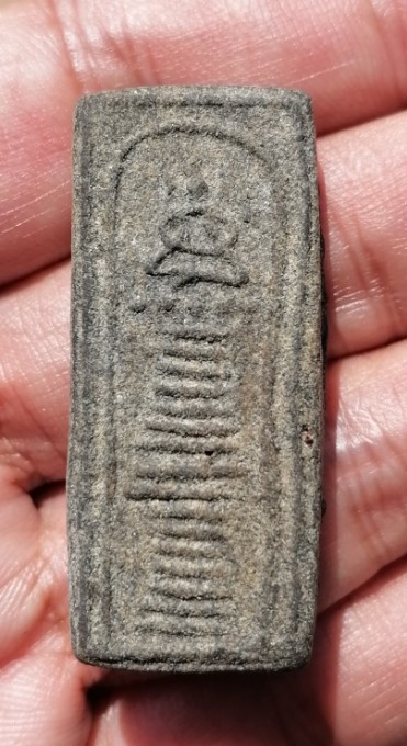 พระสมเด็จพิมพ์ไพ่ตอง ฐาน 16 ชั้น 5 จุด หลวงพ่อพริ้ง วัดบางปะกอก เนื้อผงใบลาน แห้งๆ เคาะเดียว     