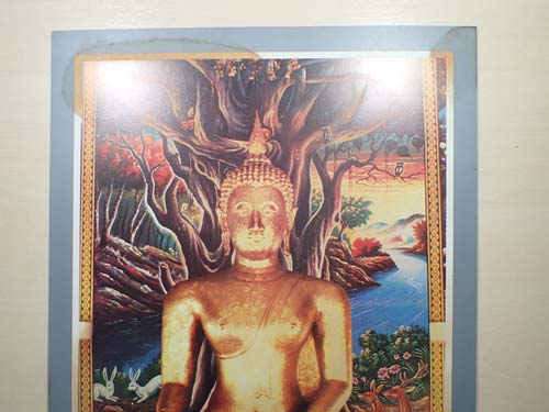 รูปถ่ายขนาดบูชาบานใหญ่ หลวงพ่อโต วัดบางพลีใหญ่ใน หลังต้นโพธิ์ ปี 2517 ของแท้ตรงจากปากน้ำ *206