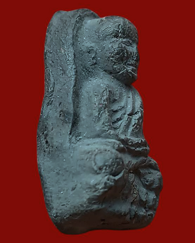 หลวงปู่ทวด เนื้อผงสีเทา ขนาดสูง 2.9 ซ.ม. พระแท้เก่าเก็บหลายสิบปี เก็บนานจนจำวัดไม่ได้