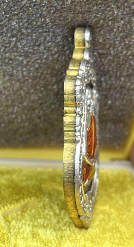 หลวงปู่คีบ วัดป่าสุทธาวาส จ.นครพนม รุ่นเสือคาบดาบ เลข 222