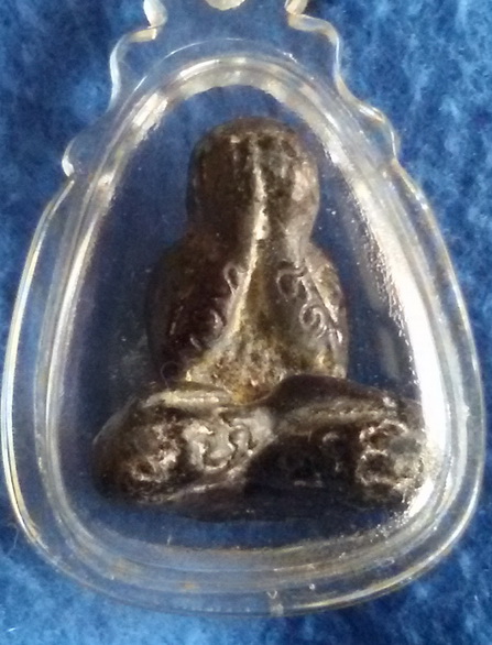 พระปิดตา หลวงพ่อครน วัดอุตตมาราม (บางแซะ) รัฐกลันตัน มาเลเซีย เนื้อโลหะ