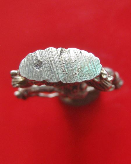 หนุมานเชิญธง หล่อโบราณ หลวงพ่อแล วัดพระทรง จ.เพชรบุรี เนื้อช้อนส้อม ปี 2545 ตอกโค้ตใต้ฐาน 