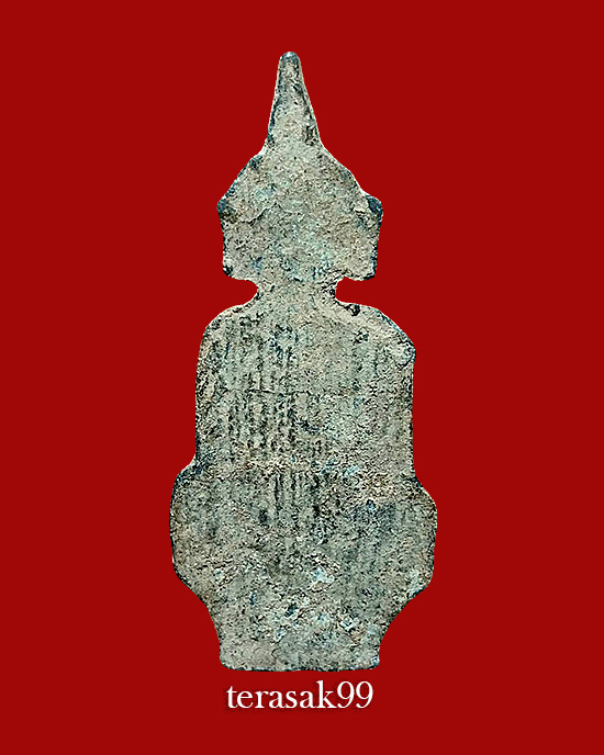 พระเชียงแสน พิมพ์ตุ๊กตาใหญ่ เนื้อชินตะกั่วสนิมแดง สวยๆ