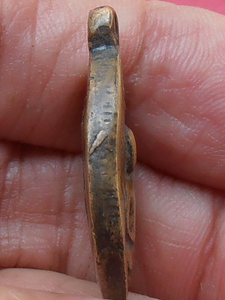 เหรียญหล่อใบพุทรา หลวงพ่อเงินบางคลาน ออกวัดห้วยเขน