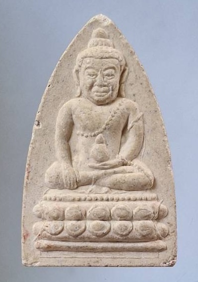 พระพุทโธคลัง คุณแม่บุญเรือน วัดอาวุธ กทม. เนื้อผง รุ่นย้อนยุค