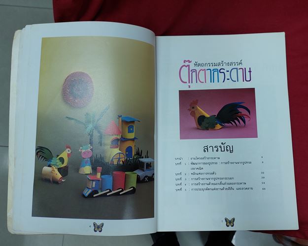 (ปิด69-) หัตถกรรมสร้างสรรค์ ตุ๊กตากระดาษ กว้าง21xยาว 29ซ.ม. ปกอ่อน 84หน้า (มือ2)