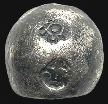 *เงินพดด้วง หนัก ๑ บาท ตราปราสาท รัชกาลที่๓*