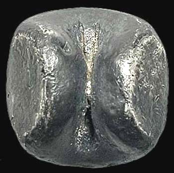 *เงินพดด้วง หนัก ๑ บาท ตราปราสาท รัชกาลที่๓*