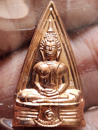 วัดจุฬามณี  สมุทรสงคราม หลวงพ่อโสธร พิมพ์สามเหลี่ยม หลวงพ่ออิฏฐ์ หลัง ท้าวเวสสุวรรณ พรปีใหม่ 2565