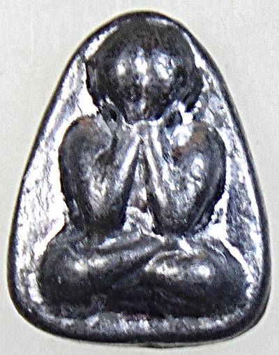 ๒๐ พระปิดตา เนื้อตะกั่ว จารหลัง  ๒