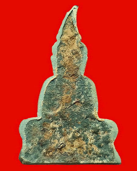 พระท่ากระดานวัดต้นลำไย จ.กาญจนบุรี เนื้อตะกั่วสนิมแดงกรุศรีสวัสดิ์แท้ ๆ พิมพ์ใหญ่ สวยมากค่ะ