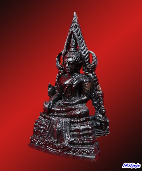 พิธีใหญ่สุดในรอบ 100 ปี รูปเหมือนพระพุทธชินราช เนื้อเหล็กน้ำพี้ รุ่นปิดทองปี47 ราคาจอง1,599