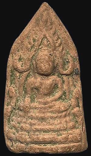 *พิมพ์พุทธชินราชห้าเหลี่ยม เนื้อดิน ท่านเจ้าคุณศรีฯ(สนธิ์) วัดสุทัศน์ฯ*