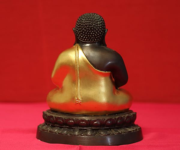 พระบูชาพระสังกัจจายน์มหาลาภรุ่นแรก หลวงพ่อเอียด วัดไผ่ล้อม ปี 2558 ฝังเหรียญดัง 2 เหรียญ