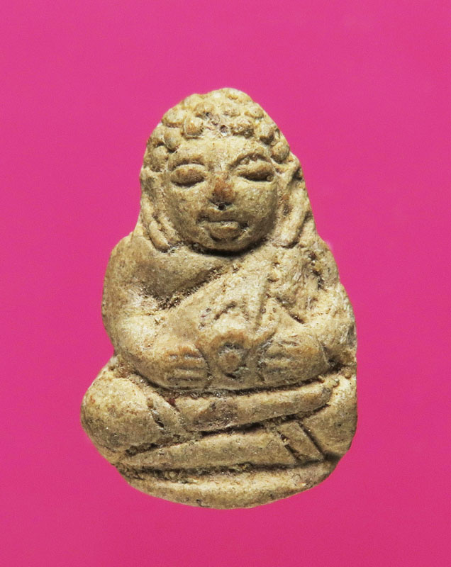 พระผง พิมพ์พระสังกัจจาย หลังโค๊ด ดอกจัน วัดพระปฐมเจดีย์ ปี 13