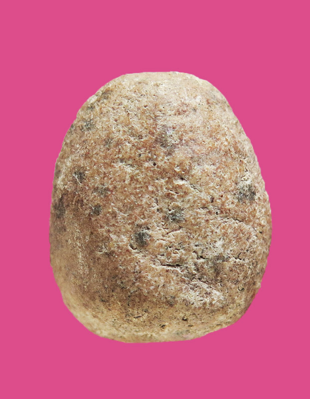 พระเนื้อดินพิมพ์เม็ดบัวไม่ทราบที