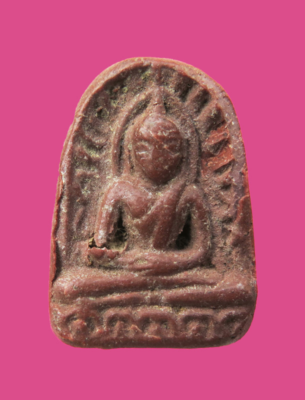 พระซุ้มกอ เนื้อผงน้ำมัน หลวงพ่อธูป วัดแคนางเลิ้ง กทม.