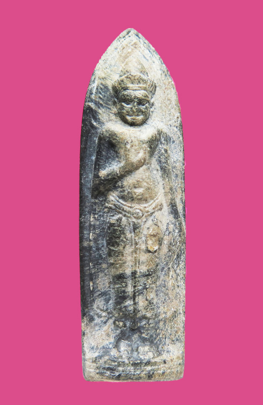 พระร่วงหลังรางปืน เนื้อชินตะกั่ว พิมพ์เจดีย์จม ปี15 ดอยสุเทพ