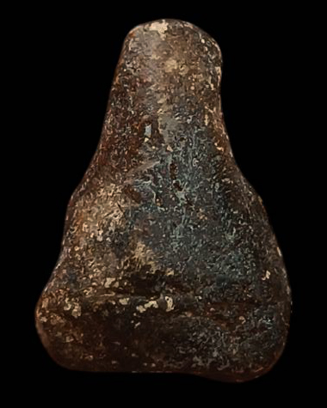 ปิดตาเนื้อผงลงรัก อาจารย์แหนง วัดหนองบัว จ.กาญจนบุรี