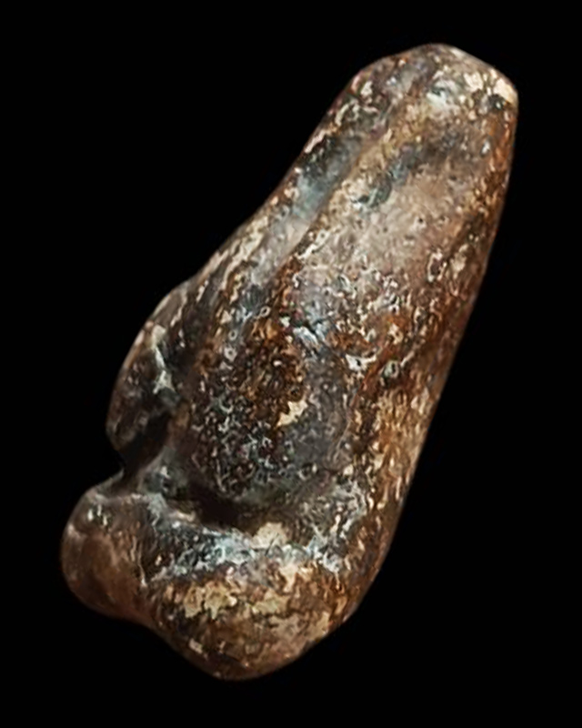 ปิดตาเนื้อผงลงรัก อาจารย์แหนง วัดหนองบัว จ.กาญจนบุรี