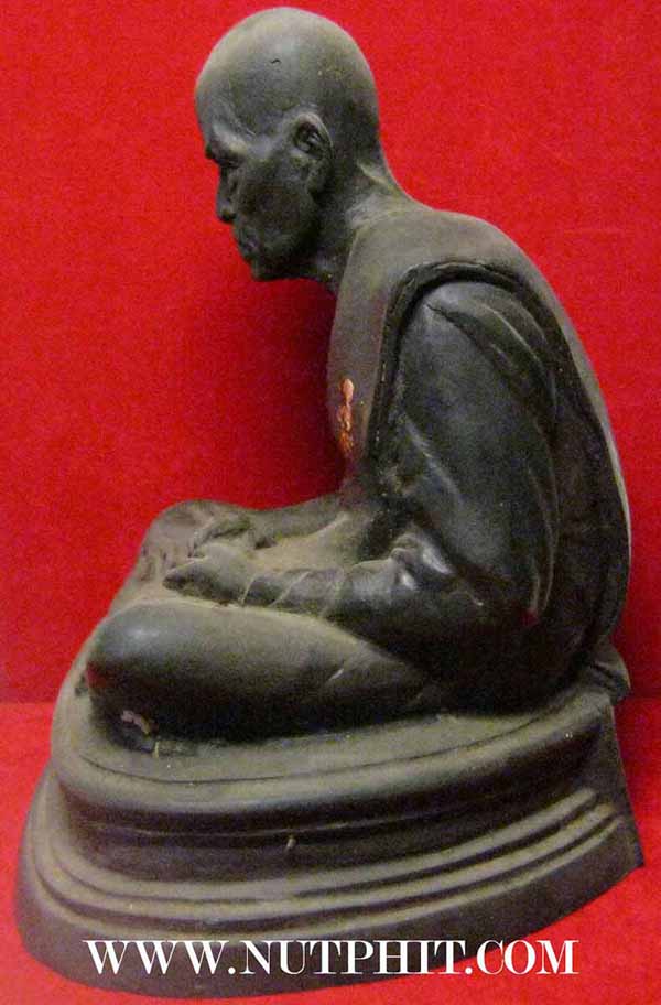 พระบูชาหลวงพ่อสงฆ์ ปี ๒๑ สภาพสวยกริ๊บผิวหิ้งเดิม+บัตรรับรองพระแท้*230