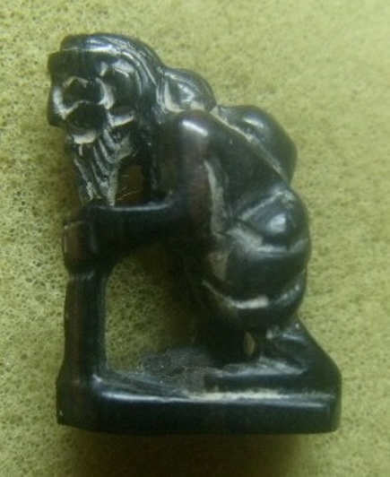 **เบา​ๆ​**ชูชกมหาลาภ เนื้อไม้แกะ จารยันต์ เก่าๆ สวยๆ ไม่ทราบที่**เสริมดวง ความสำเร็จ ดลบันดาลโชคลาภ