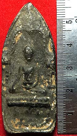 พิมพ์ซุ้มระฆัง ฐานสูง เนื้อดำ