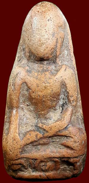 *ยอดขุนพล ลพบุรี พิมพ์พระเทริดขนนก เนื้อดิน*